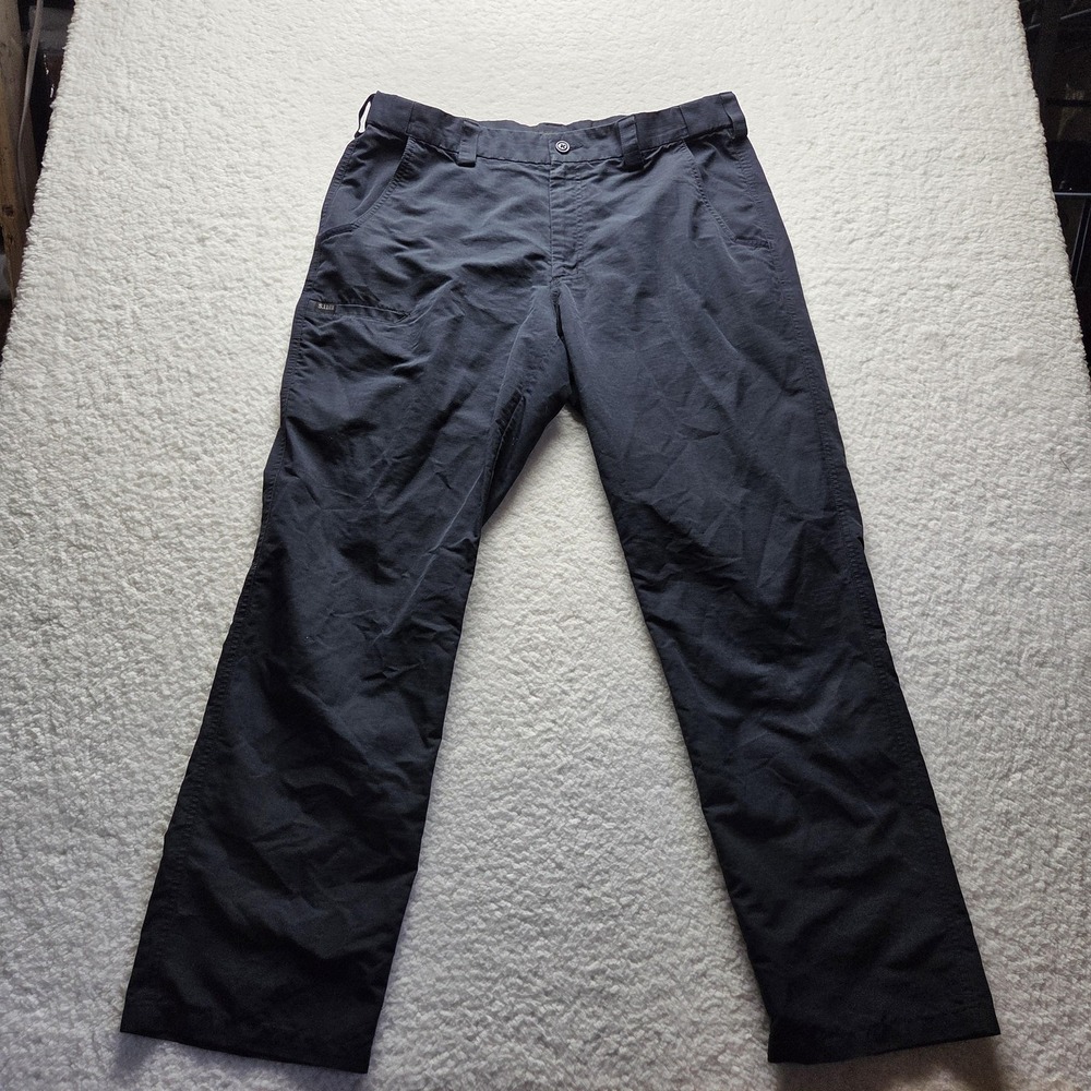 5.11 Tactical Pants Mens 36x32 Black Lightweight Microfiber Stretch Chino